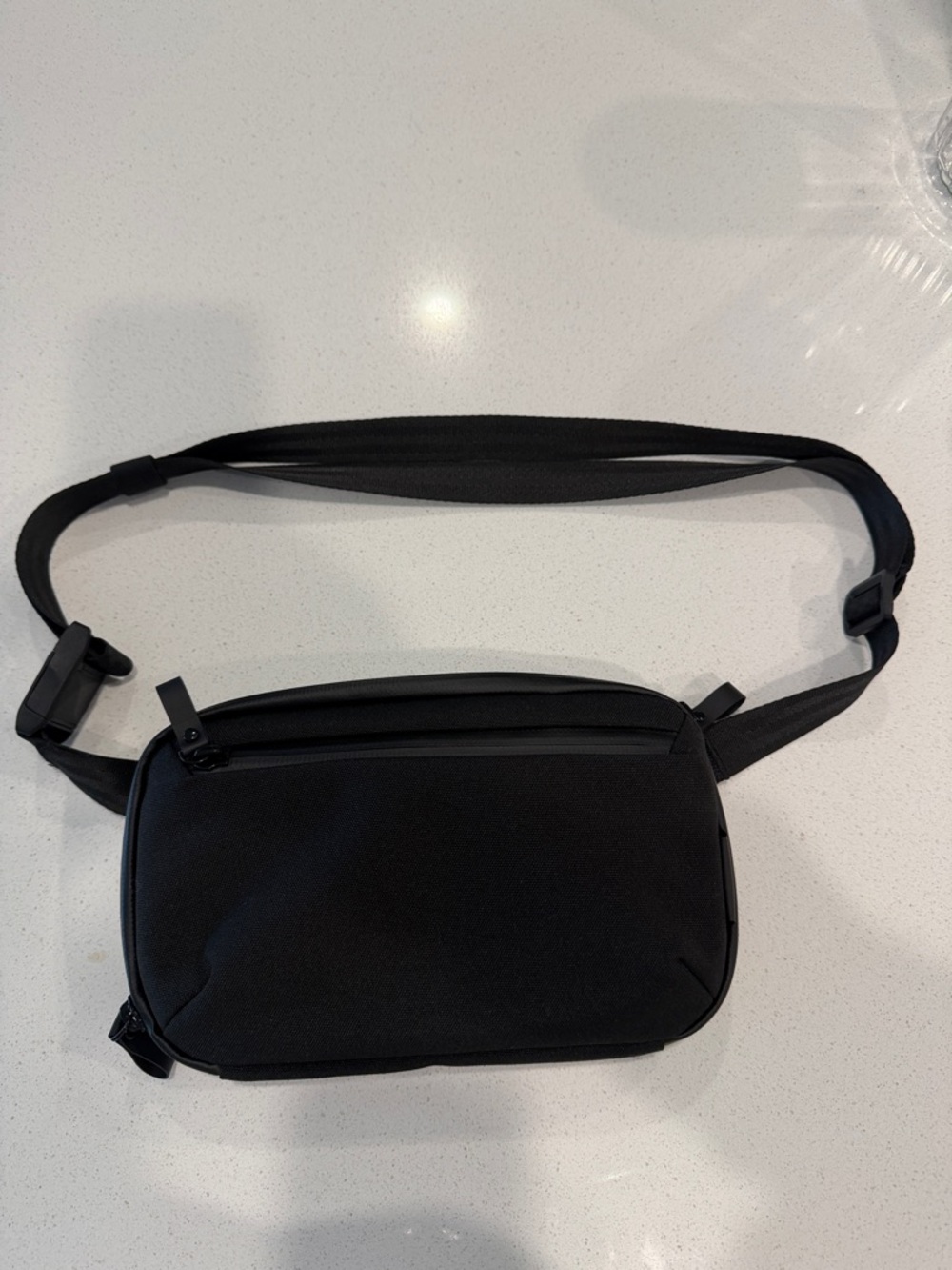 NWOT Black Men's Crossbody Sling Bag - Minimal Everyday Carry